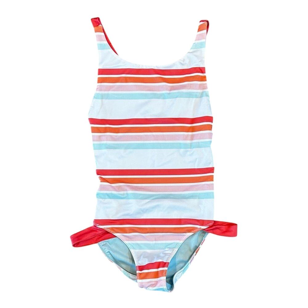 NWT Chaser Women’s Size Small One Piece Striped Swimsuit